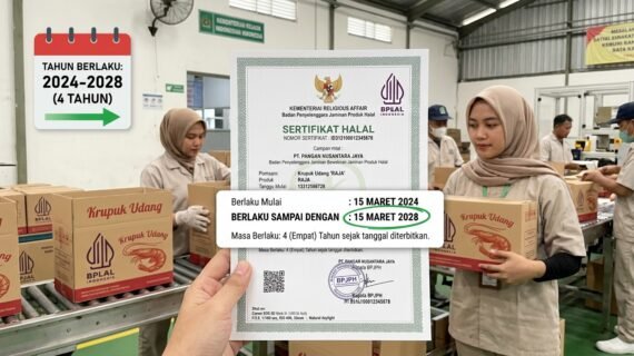 Masa Berlaku Sertifikat Halal